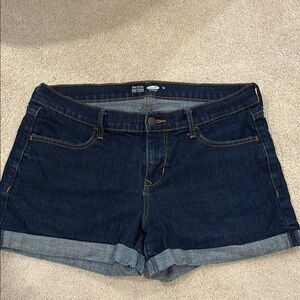 Old Navy Blue Jean Shorts Relaxed Fit Cuffed